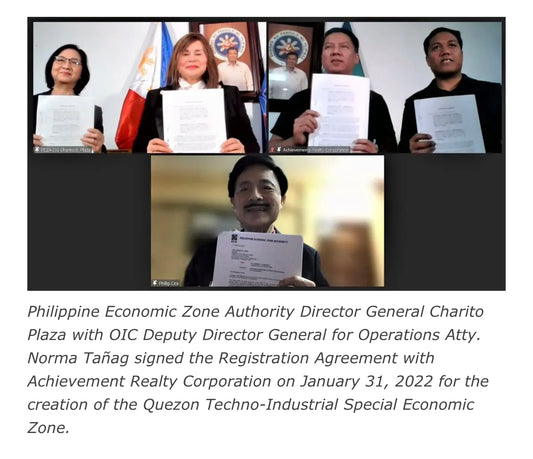 PEZA OKs P125B Quezon mega ecozone with international seaport, airport